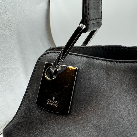 Gucci-Authentic-Guccisima Large Black Shoulder Bag Rare - Picture 4 of 16
